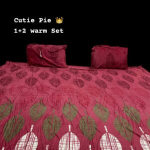 winter queen bedsheet set