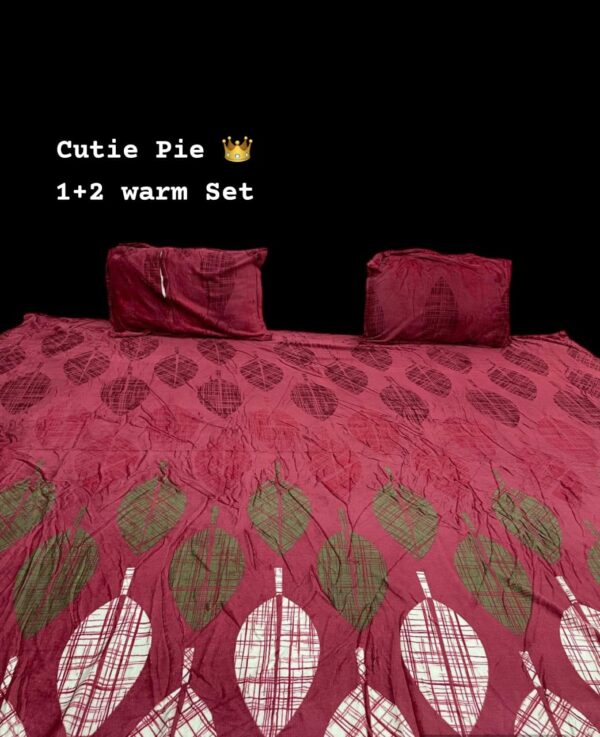 winter queen bedsheet set