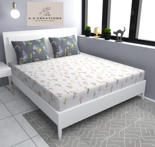 king cotton fitted bedsheet