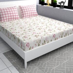 fitted king size cotton bedsheet