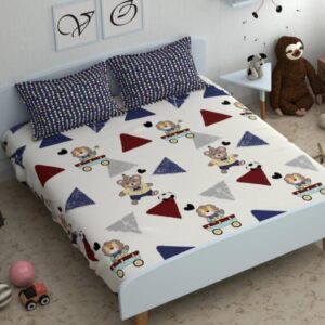 fitted cotton king bedsheet