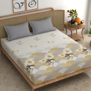 king cotton fitted bedsheet