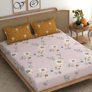 king cotton fitted bedsheet