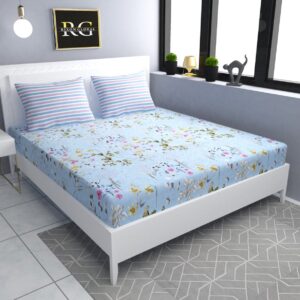 king cotton fitted bedsheet