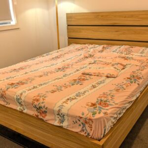 queen fitted cotton bedsheet