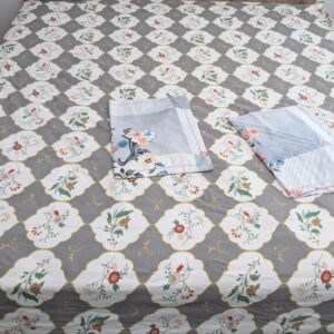 fitted king size cotton bedsheet