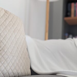 off white colour cushion cover 5 piece