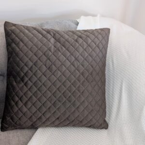 Dark gray colour cushion cover 5 piece